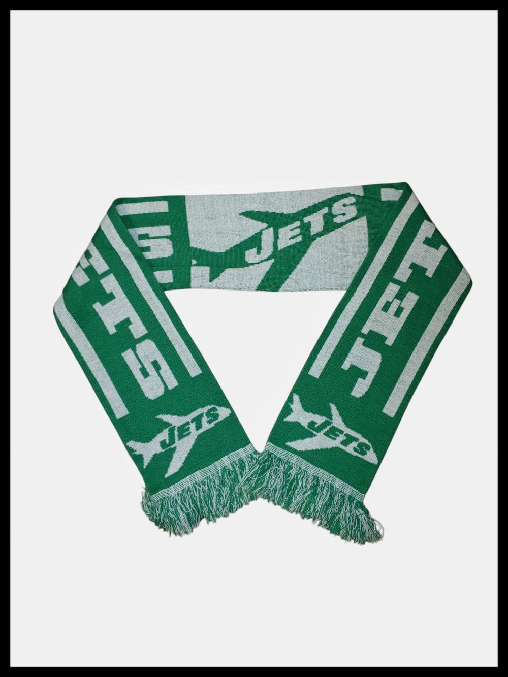 New York Jets Green & White Team Scarf